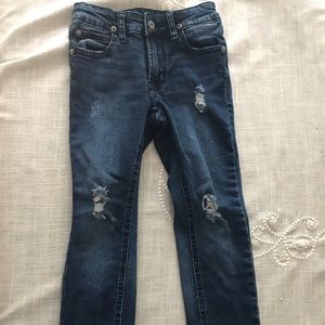 Hudson kids ripped jeans.